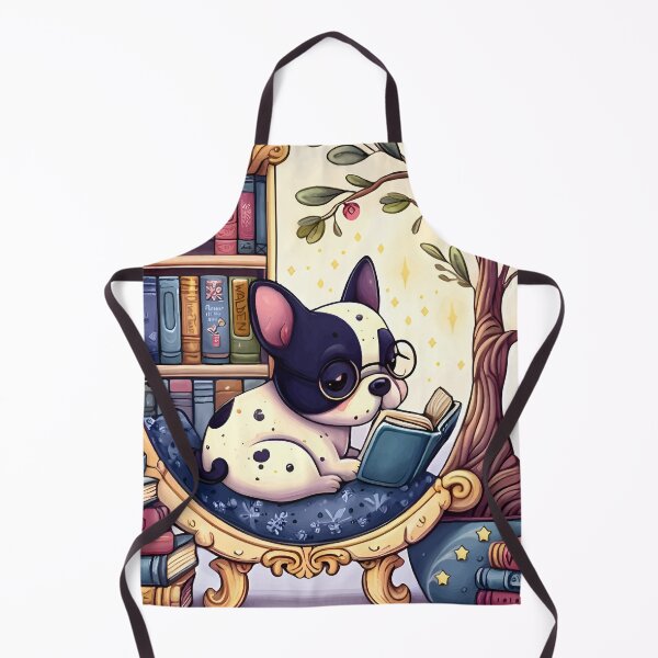 Item preview, Frenchie's Book Nook Retreat designed and sold by BarkandStick.