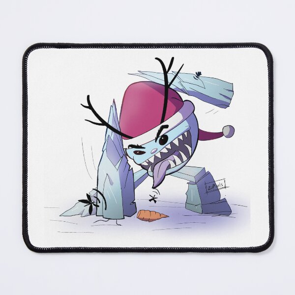 Item preview, Ice monster snowman crushes moths designed and sold by ZuPixels.