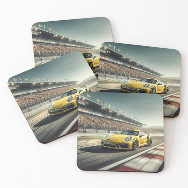 Item preview, Yellow Porsche 911 designed and sold by Zestpond.