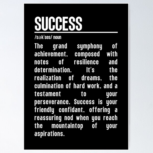 Item preview, Success Definition Quotes designed and sold by SamStoreo X.