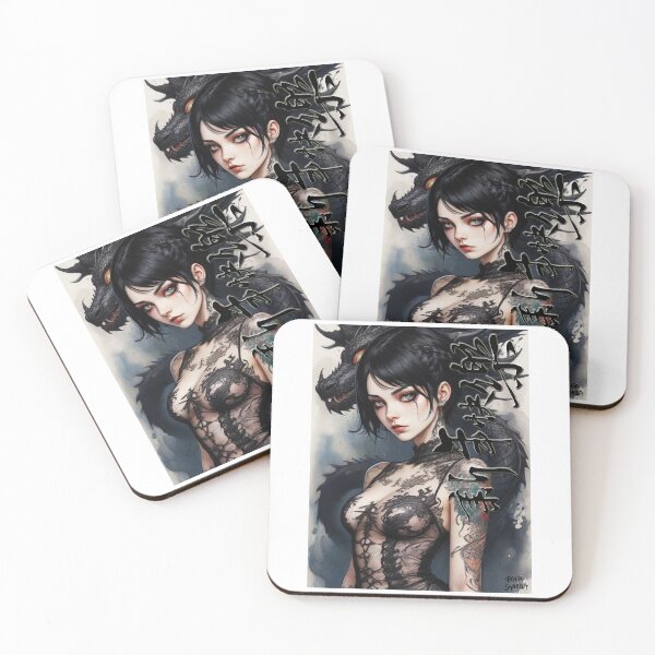 Item preview, Black Gothic Dragon; Happy New Year; designed and sold by StickerApe.