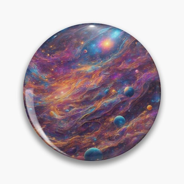 Item preview, Cosmic Odyssey: A Vivid Cartoon Painting of an Astral Digitalized Parallel Universe designed and sold by RedArtG09.