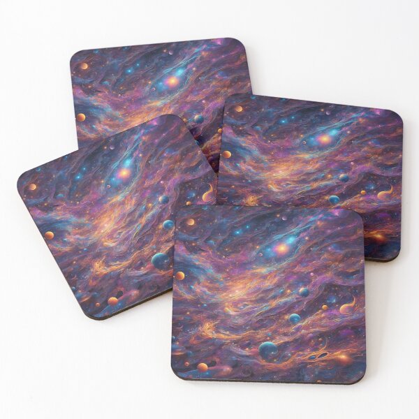 Item preview, Cosmic Odyssey: A Vivid Cartoon Painting of an Astral Digitalized Parallel Universe designed and sold by RedArtG09.