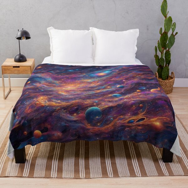 Item preview, Cosmic Odyssey: A Vivid Cartoon Painting of an Astral Digitalized Parallel Universe designed and sold by RedArtG09.