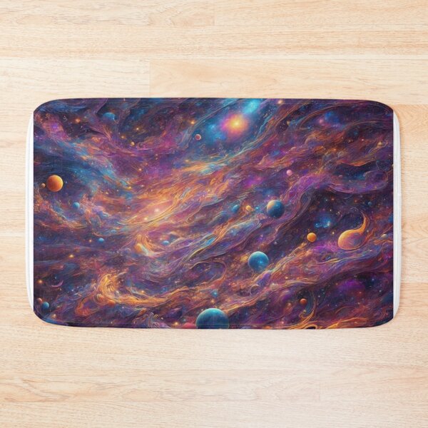 Item preview, Cosmic Odyssey: A Vivid Cartoon Painting of an Astral Digitalized Parallel Universe designed and sold by RedArtG09.