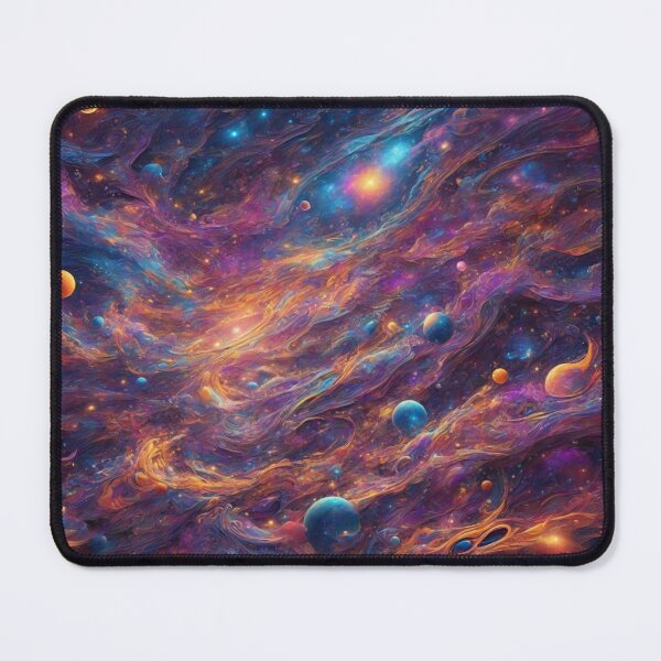 Item preview, Cosmic Odyssey: A Vivid Cartoon Painting of an Astral Digitalized Parallel Universe designed and sold by RedArtG09.