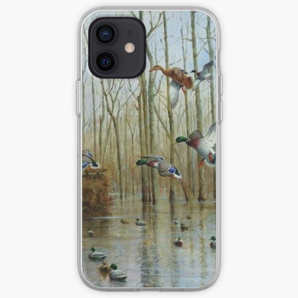 Mallards At The Timber Blind Phone Case iPhone Soft Case