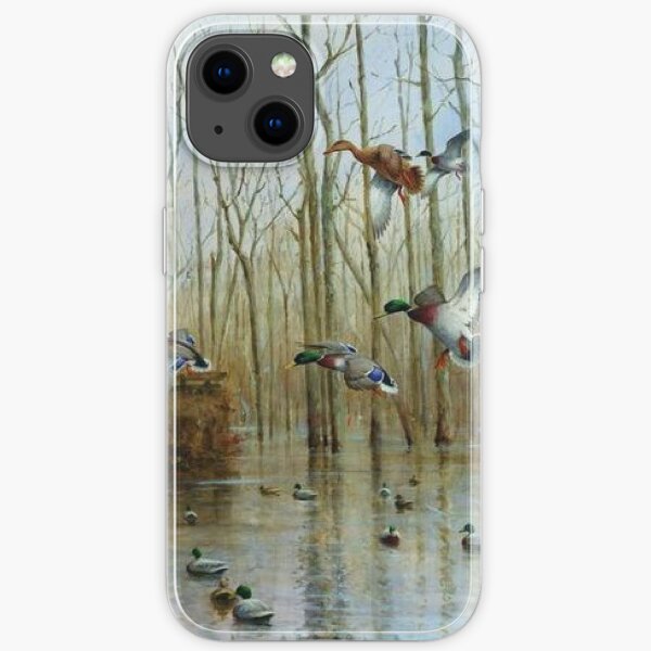 Mallards At The Timber Blind Phone Case iPhone Soft Case