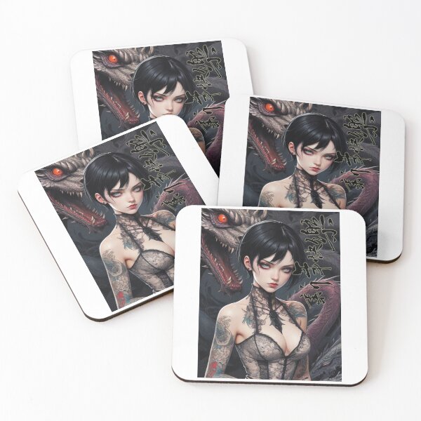 Item preview, Black Gothic Dragon; Happy New Year; designed and sold by StickerApe.