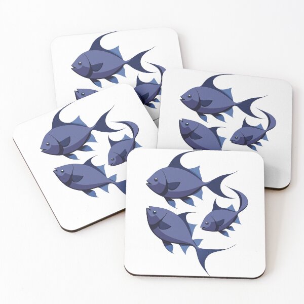 Item preview, Stormy Blue Fishes designed and sold by pixelpalette8.