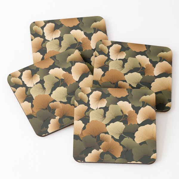 Item preview, Ginko leaf pattern designed and sold by TheMoxieHouse.