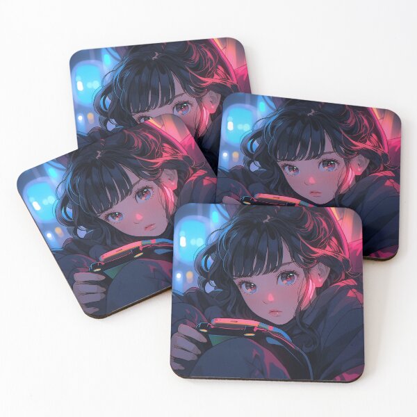 Item preview, Anime gamer girl - Selection 4 designed and sold by ArtsyChaosArt.