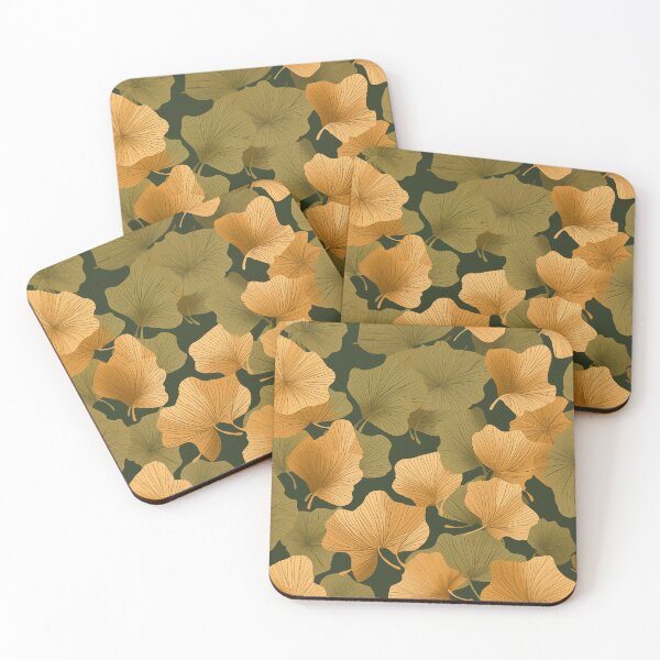Item preview, Ginko leaf pattern designed and sold by TheMoxieHouse.