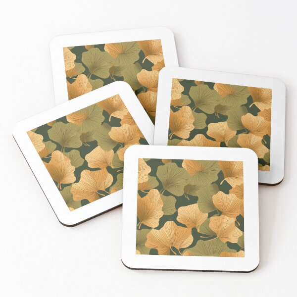 Item preview, Ginko leaf pattern designed and sold by TheMoxieHouse.