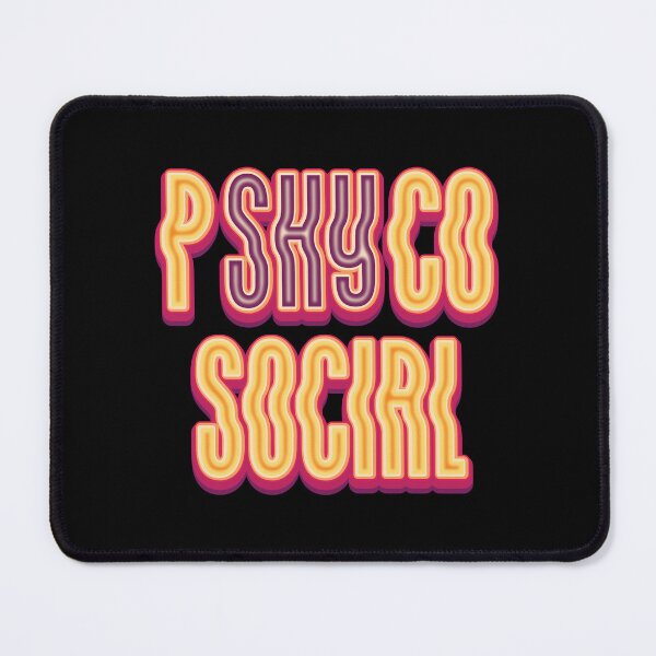 Item preview, pSHYcoSocial - Funny Saying designed and sold by Whimsical Thinker.