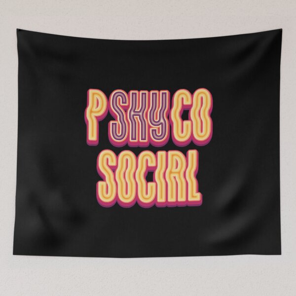 Item preview, pSHYcoSocial - Funny Saying designed and sold by Whimsical  Thinker.