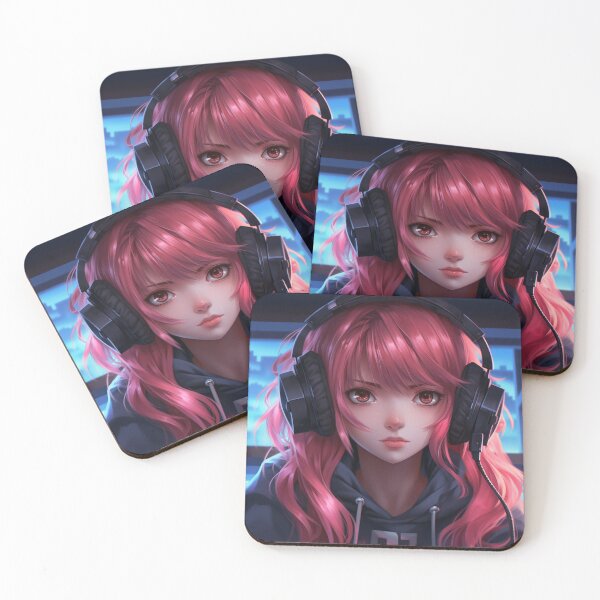 Item preview, Anime gamer girl - Selection 6 designed and sold by ArtsyChaosArt.