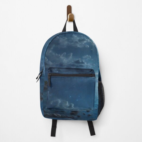 Item preview, Moonlit Serenity: Reflections on Blue Waters with Stars and Mini Clouds designed and sold by RedArtG09.