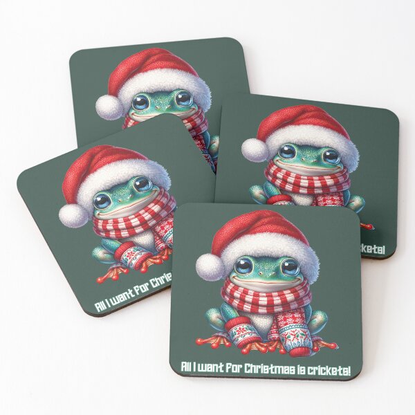 Item preview, All I want for Christmas is crickets (TreeFrog) designed and sold by Lisa Weber.