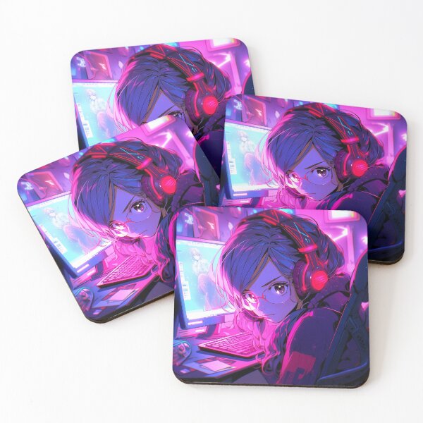 Item preview, Anime gamer girl - Selection 7 designed and sold by ArtsyChaosArt.