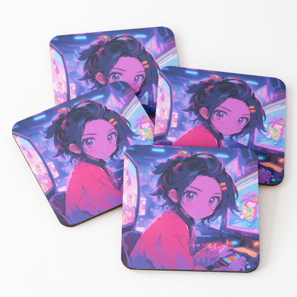 Item preview, Anime gamer girl - Selection 10 designed and sold by ArtsyChaosArt.