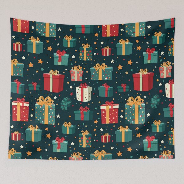 Item preview, Christmas Gifts Cartoon Style Seamless Pattern designed and sold by Sototos® ⭐⭐⭐⭐⭐.