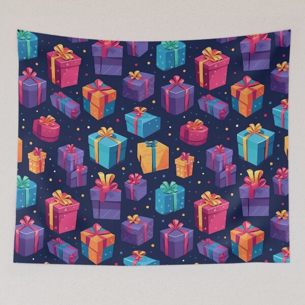 Item preview, Christmas Gift Cartoon Style Seamless Pattern designed and sold by Sototos® ⭐⭐⭐⭐⭐.