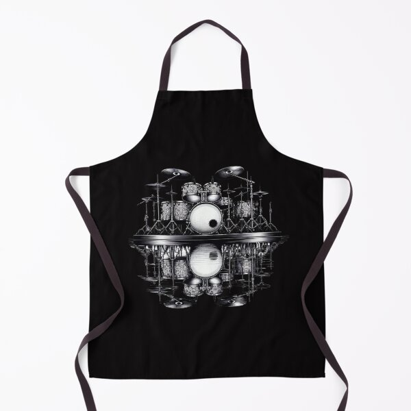 Item preview, Drum Set Mirror Image Reflection Shadow designed and sold by BeansHotTees.
