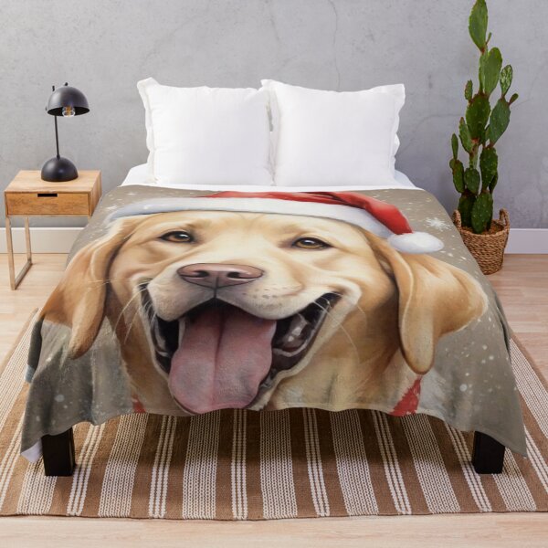 Item preview, Merry Christmas Golden Labrador designed and sold by Geddit Designs.