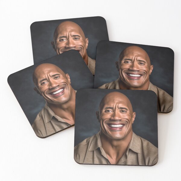 Artikelvorschau, Dwayne Johnson lächelt entworfen und verkauft von mvojnovic1992.