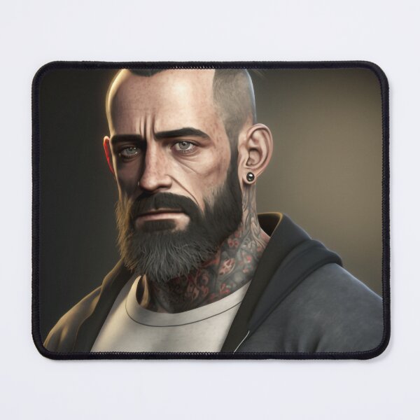 Item preview, CM Punk portrait designed and sold by mvojnovic1992.