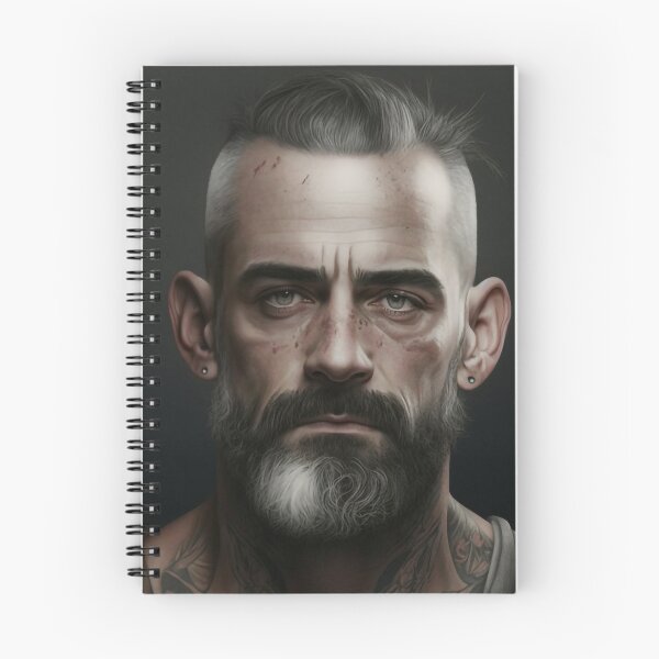 Item preview, Old CM Punk portrait designed and sold by mvojnovic1992.
