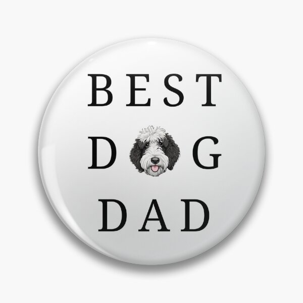 Item preview, Best Dog Dad - Sheepadoodle designed and sold by BellouiOodles.