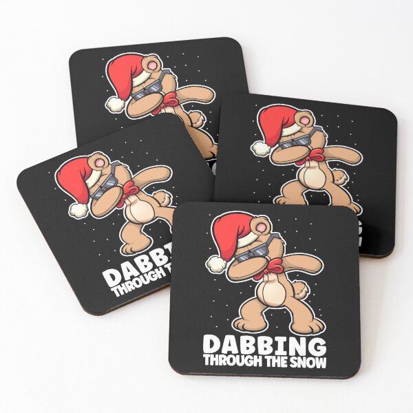 Item preview, Dabbing Through The Snow, Teddy Bear, Funny Christmas designed and sold by Porcupine Tees ⭐⭐⭐⭐⭐.