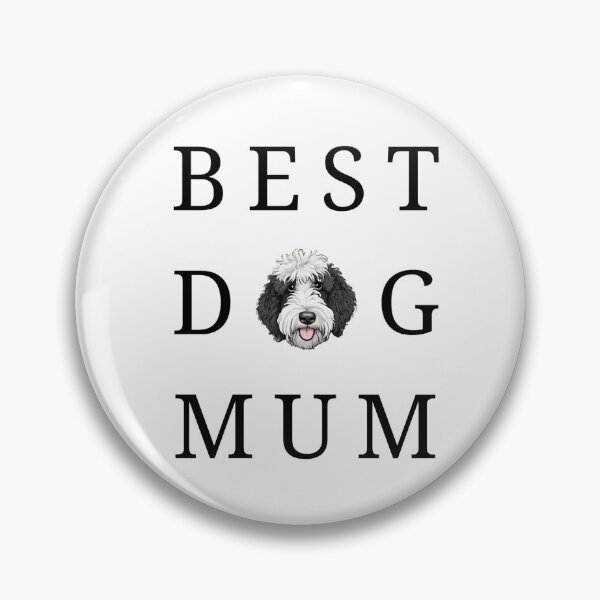 Item preview, Best Dog Mum - Sheepadoodle designed and sold by BellouiOodles.