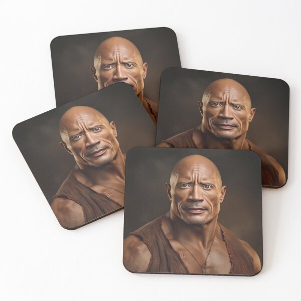 Item preview, Dwayne Johnson portrait designed and sold by mvojnovic1992.