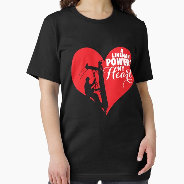 Item preview, A Lineman Powers My Heart  designed and sold by Kieran Abbott.