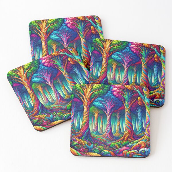 Item preview, Bright Trees in a Never-Ending Forest designed and sold by PrintsByPhil.