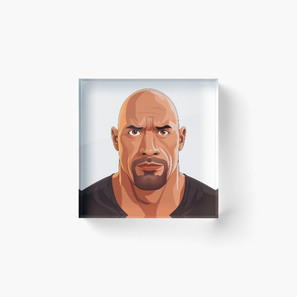 Artikelvorschau, Dwayne Johnson-Porträt entworfen und verkauft von mvojnovic1992.