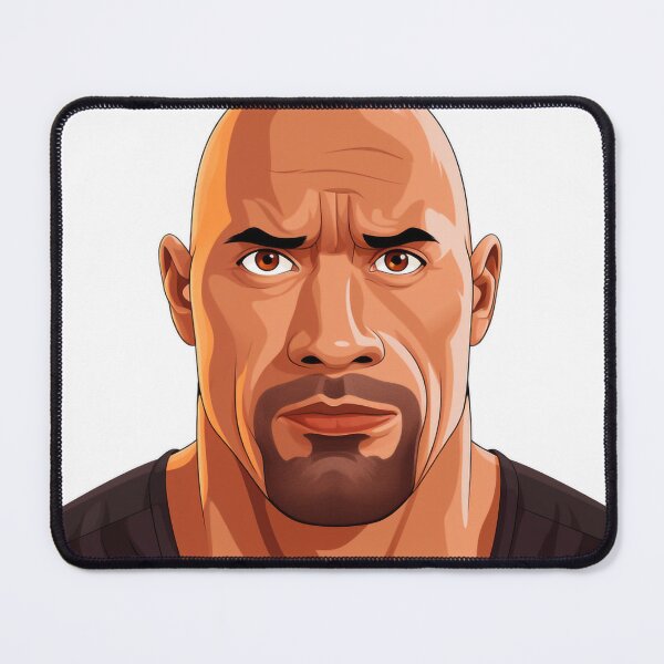 Item preview, Dwayne Johnson portrait designed and sold by mvojnovic1992.