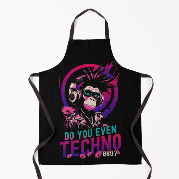 Artikelvorschau, Machst du überhaupt Techno, Bro? - Lustige Affenmusik entworfen und verkauft von Urban-Alien.