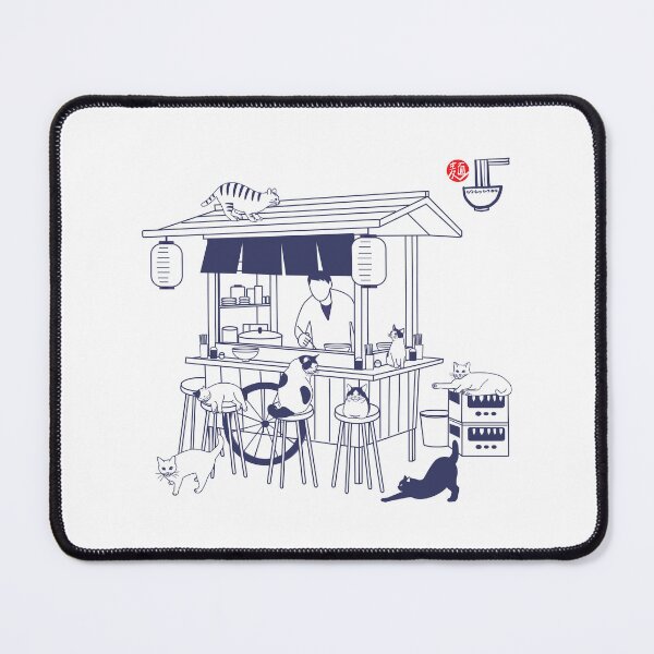 Item preview, Ramen Lover Cats designed and sold by chillaxcats.