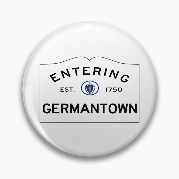 Item preview, Entering Germantown Road Sign - Quincy, Massachusetts designed and sold by SouthShorePics.