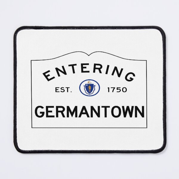 Item preview, Entering Germantown Road Sign - Quincy, Massachusetts designed and sold by SouthShorePics.