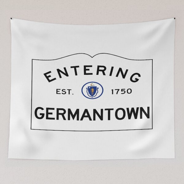 Item preview, Entering Germantown Road Sign - Quincy, Massachusetts designed and sold by SouthShorePics.