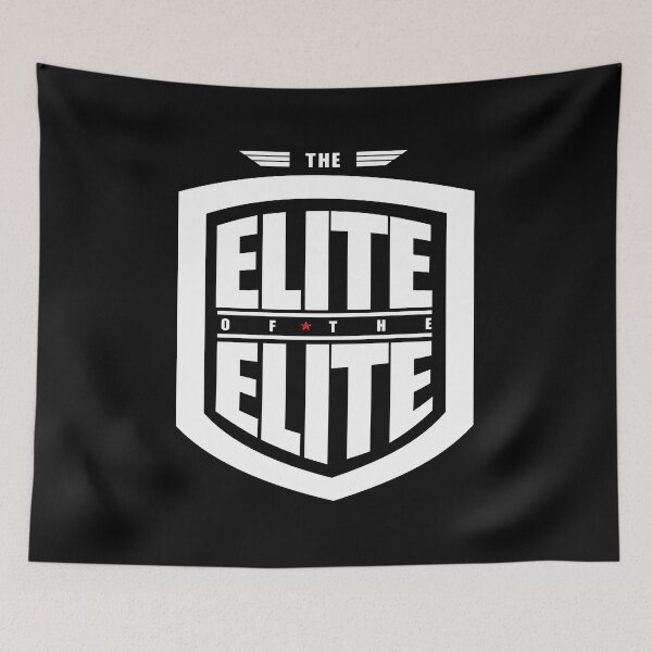Item preview, Elite of the Elite with Crest on black designed and sold by Blueprint-Inc.