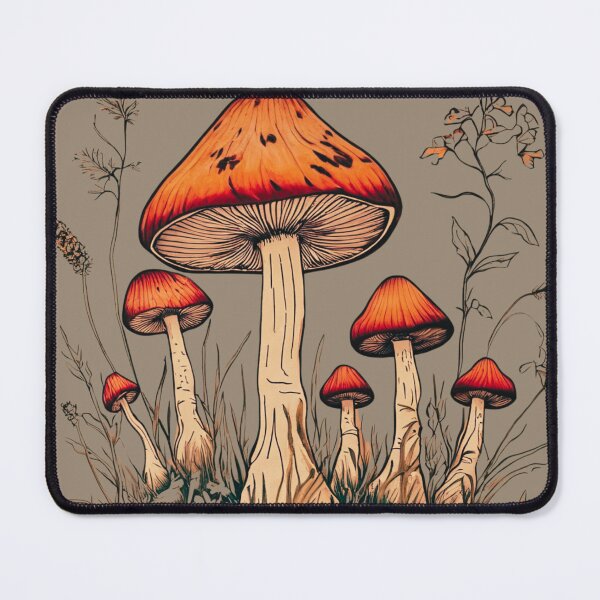 Item preview, Dark Cottagecore Goblincore Mushrooms Toadstool designed and sold by MeadowLoom.