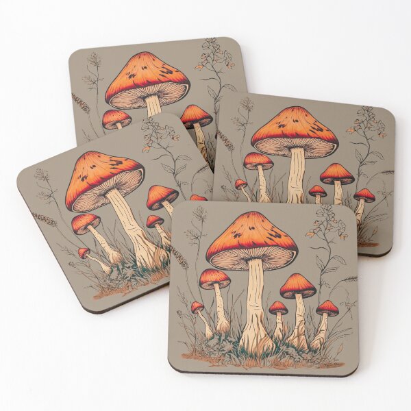Item preview, Dark Cottagecore Goblincore Mushrooms Toadstool designed and sold by MeadowLoom.