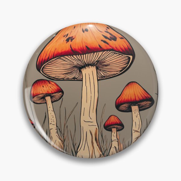Item preview, Dark Cottagecore Goblincore Mushrooms Toadstool designed and sold by MeadowLoom.