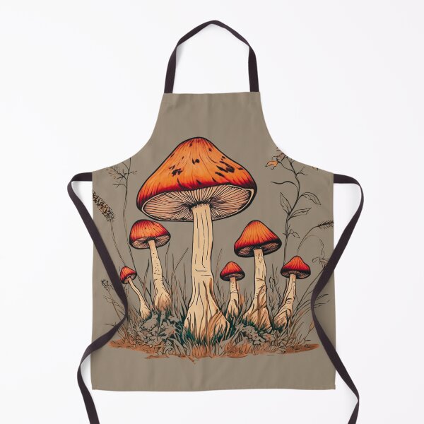 Item preview, Dark Cottagecore Goblincore Mushrooms Toadstool designed and sold by MeadowLoom.
